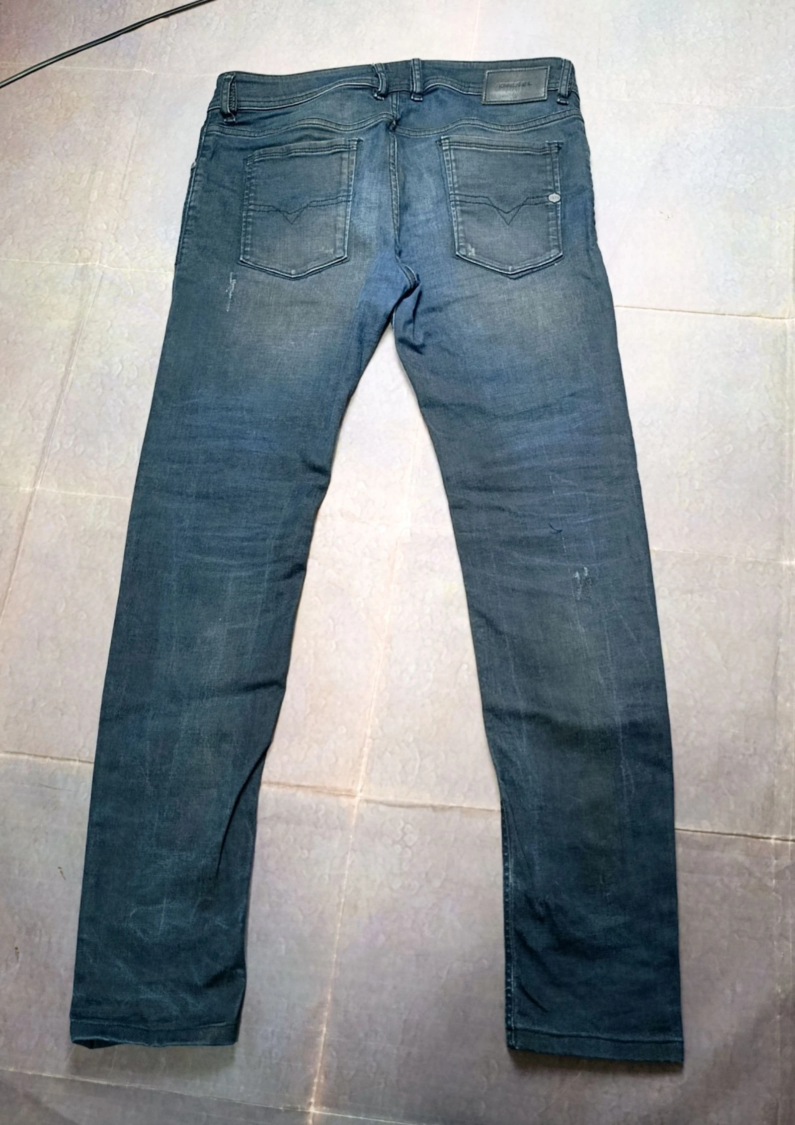 👖 Diesel Sleenker Slim Skinny Jeans W32 L34 Blue Distressed – photo 7